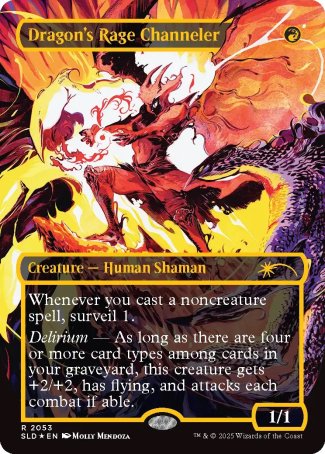 Dragon's Rage Channeler proxy card MTG Secret Lair Drop