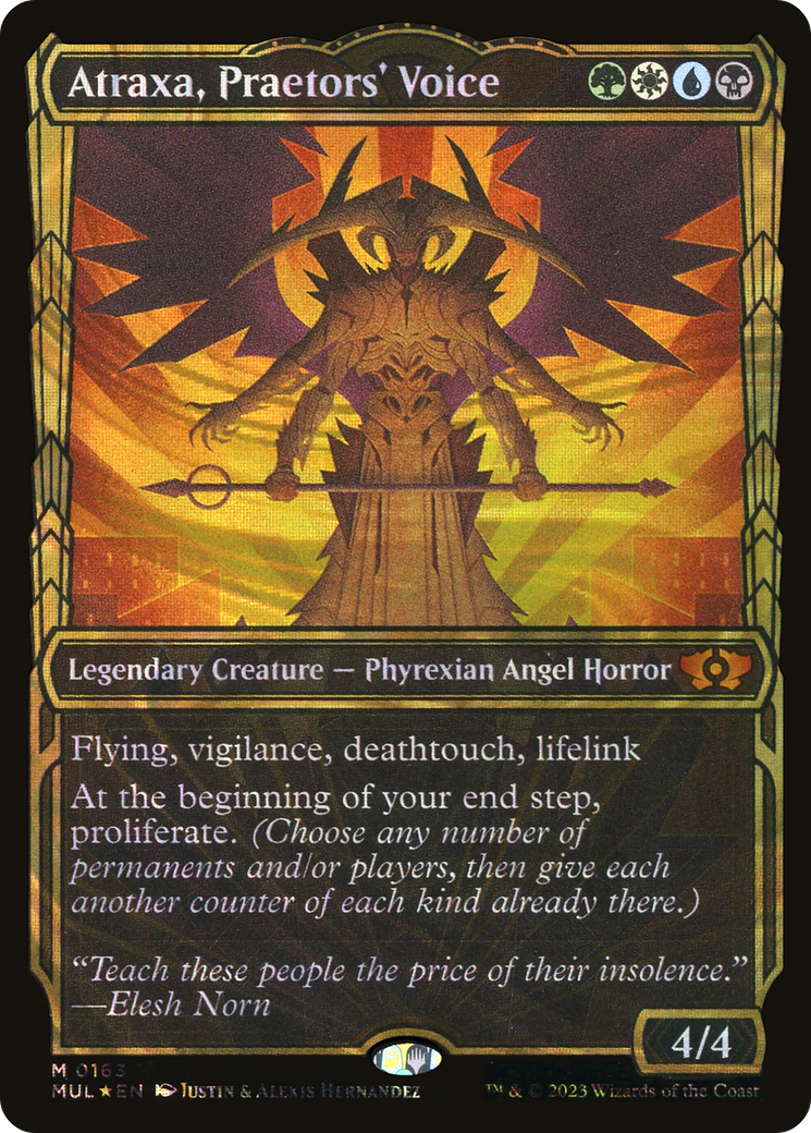 Atraxa, Praetors' Voice MTG proxy card