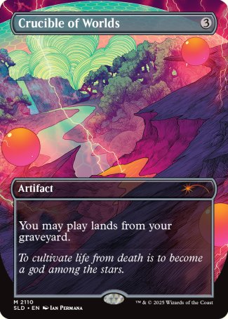 Crucible of Worlds proxy card MTG Secret Lair Drop