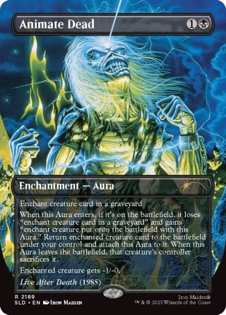 Animate Dead proxy card MTG Secret Lair Drop