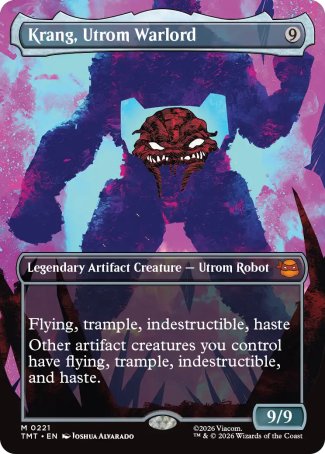 Krang, Utrom Warlord proxy card MTG Teenage Mutant Ninja Turtles