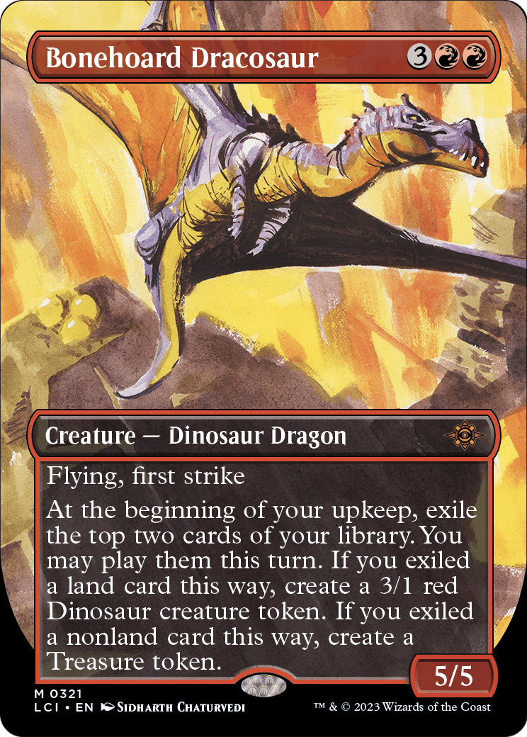 Bonehoard Dracosaur MTG proxy card