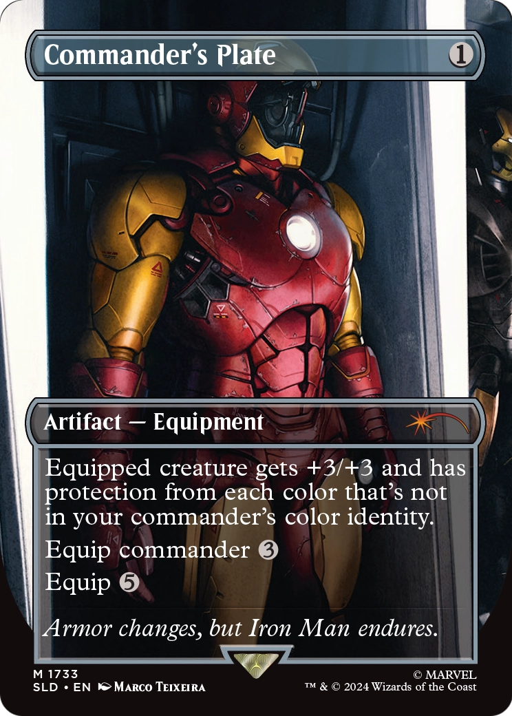 Commander's Plate MTG proxy card
