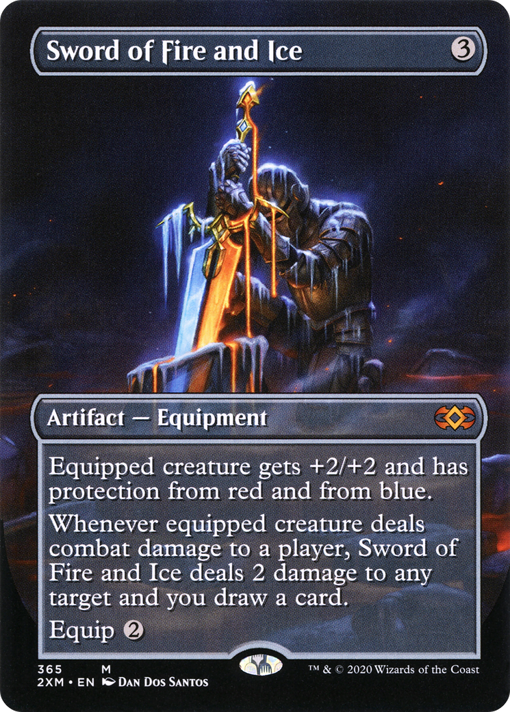 Sword of Fire and Ice MTG proxy card