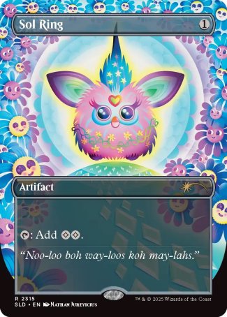 Sol Ring proxy card MTG Secret Lair Drop