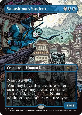 Sakashima's Student proxy card MTG Secret Lair Drop
