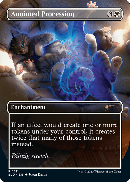 Anointed Procession - back face MTG proxy card