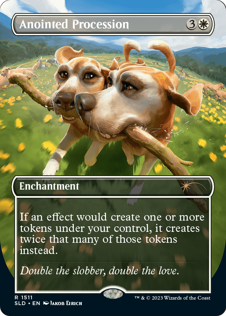 Anointed Procession // Anointed Procession MTG proxy card