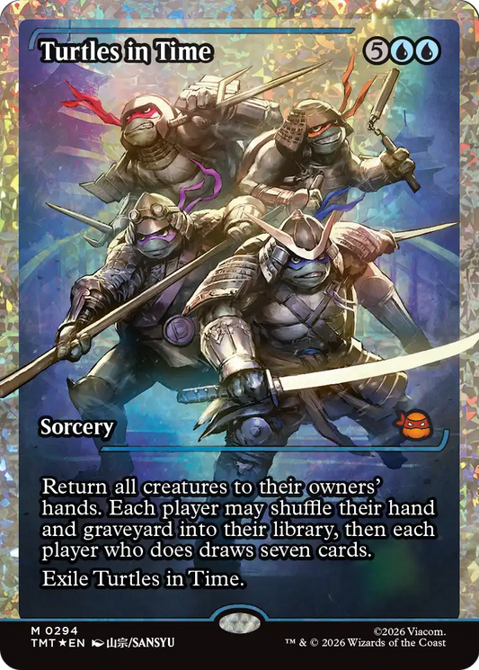 Turtles in Time MTG proxy card