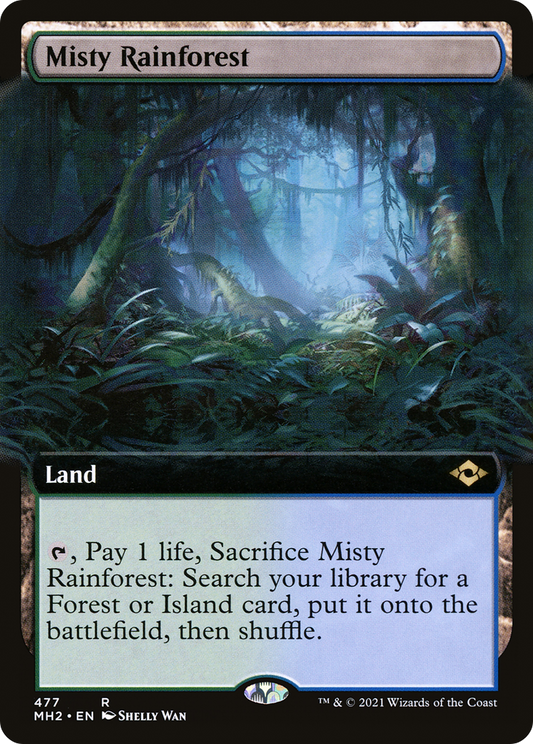 Misty Rainforest MTG proxy card