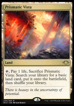 Prismatic Vista proxy card MTG Modern Horizons