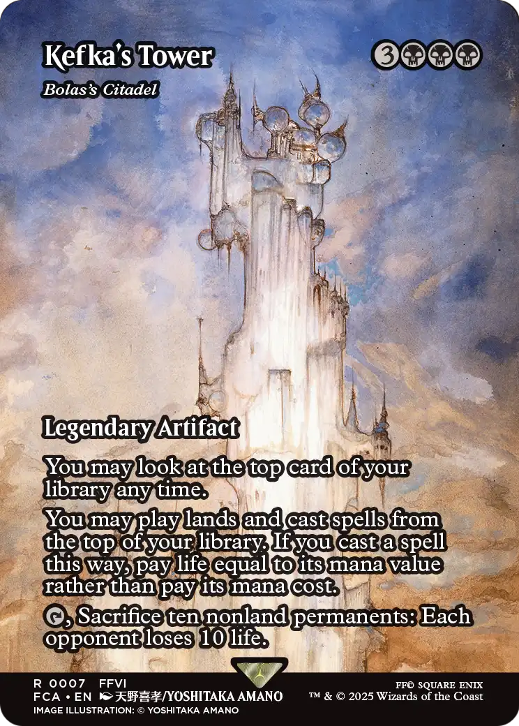 Bolas's Citadel “Kefka's Tower” MTG proxy card