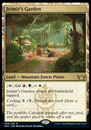 Jetmir's Garden proxy card MTG Streets of New Capenna