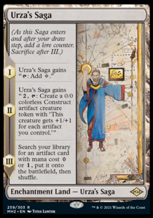 Urza's Saga proxy card MTG Modern Horizons 2