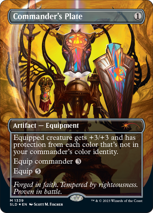 Commander's Plate MTG proxy card