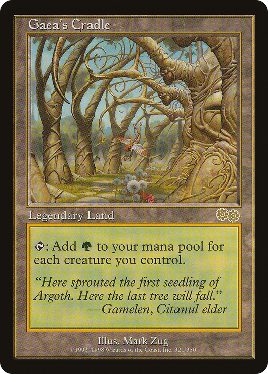 Gaea's Cradle MTG proxy card