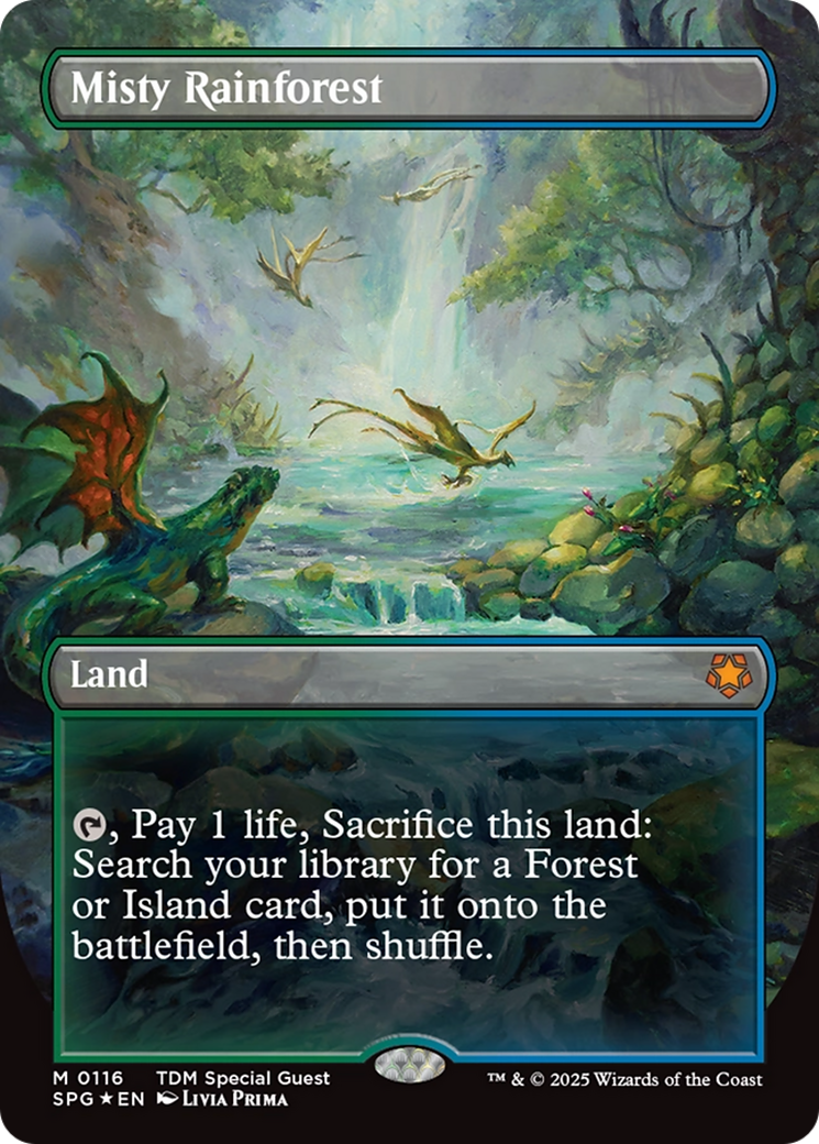 Misty Rainforest MTG proxy card