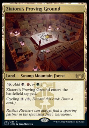 Ziatora's Proving Ground proxy card MTG Streets of New Capenna