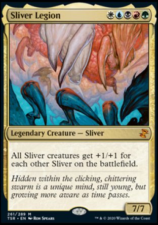 Sliver Legion proxy card MTG Time Spiral Remastered