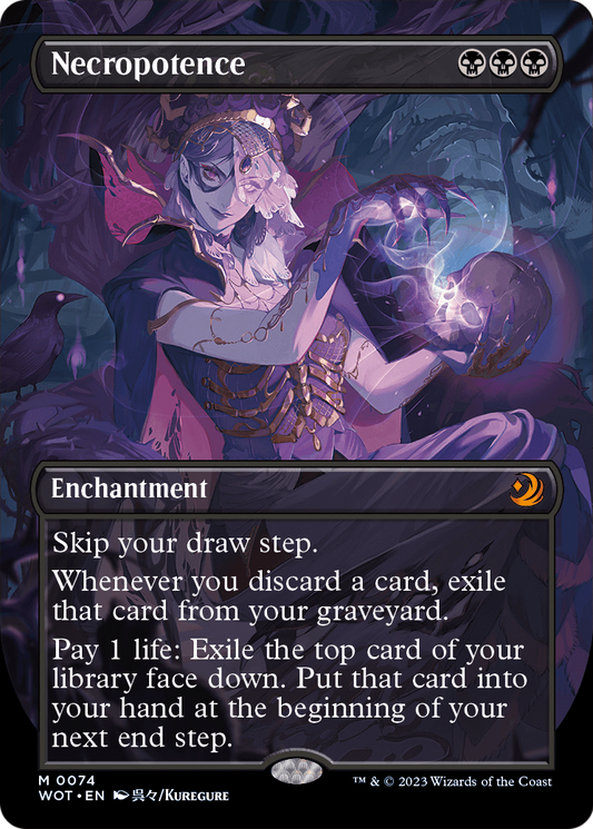 Necropotence MTG proxy card