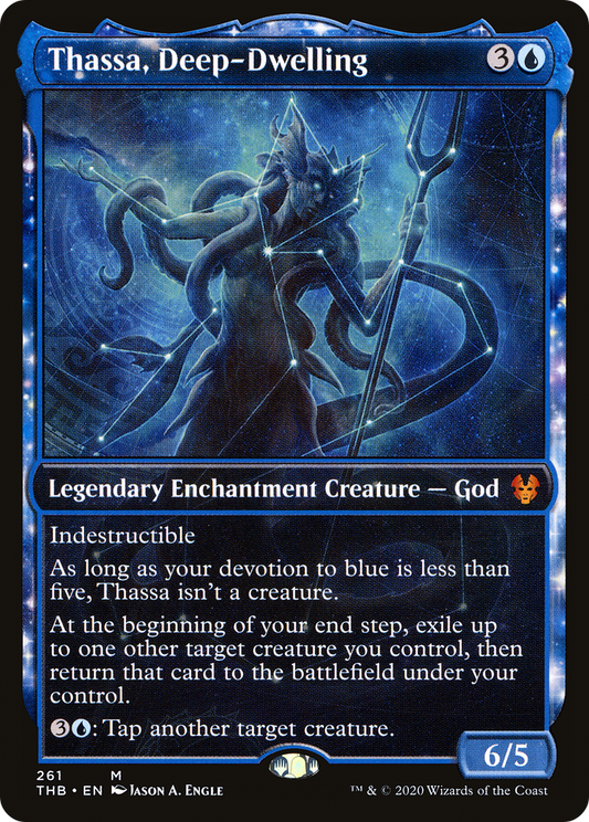 Thassa, Deep-Dwelling MTG proxy card