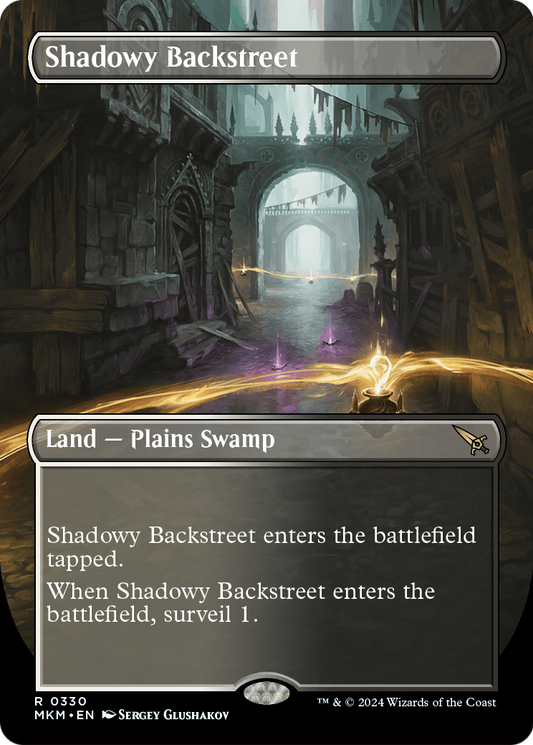 Shadowy Backstreet MTG proxy card