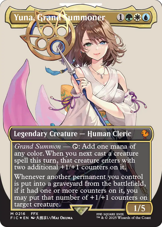 Yuna, Grand Summoner MTG proxy card