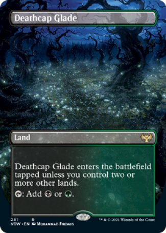 Deathcap Glade proxy card MTG Innistrad: Crimson Vow