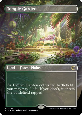Temple Garden proxy card MTG Ravnica: Clue Edition