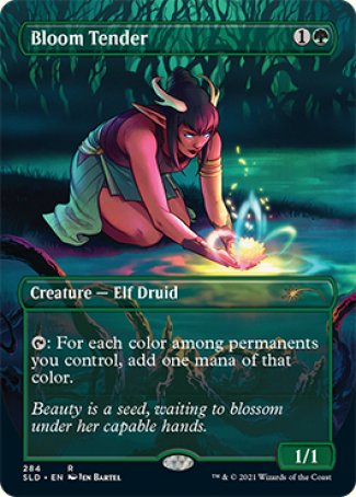 Bloom Tender proxy card MTG Secret Lair Drop