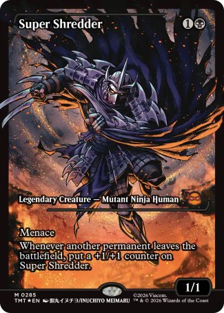 Super Shredder proxy card MTG Teenage Mutant Ninja Turtles