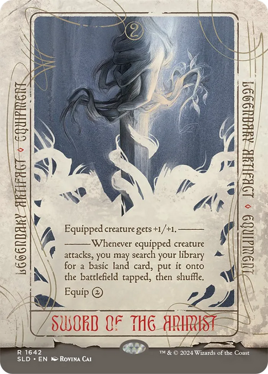 Sword of the Animist MTG proxy card