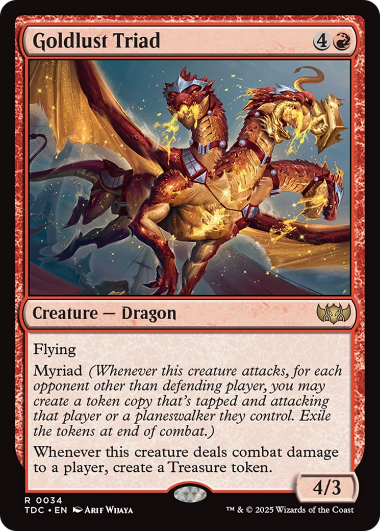 Goldlust Triad MTG proxy card