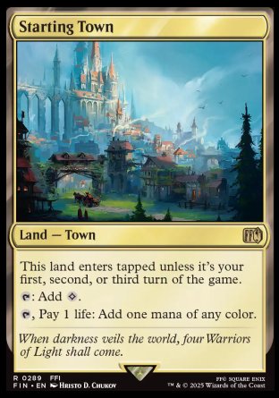 Starting Town proxy card MTG Final Fantasy