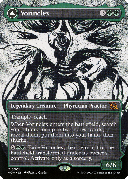 Vorinclex // The Grand Evolution MTG proxy card