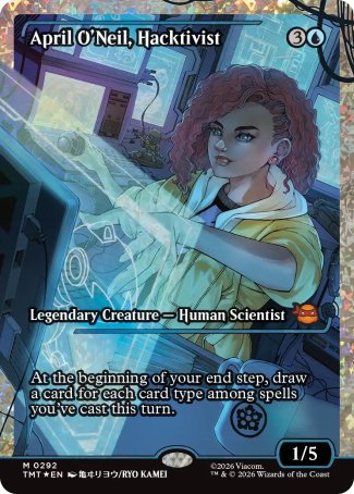 April O'Neil, Hacktivist proxy card MTG Teenage Mutant Ninja Turtles