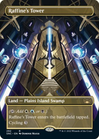Raffine's Tower proxy card MTG Streets of New Capenna