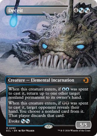 Deceit proxy card MTG Lorwyn Eclipsed