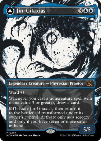 Jin-Gitaxias // The Great Synthesis proxy card MTG March of the Machine