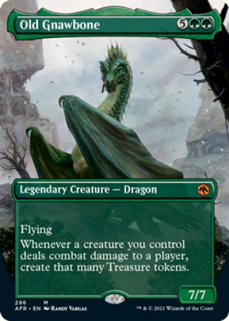 Old Gnawbone proxy card MTG Adventures in the Forgotten Realms