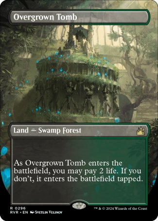 Overgrown Tomb proxy card MTG Ravnica Remastered