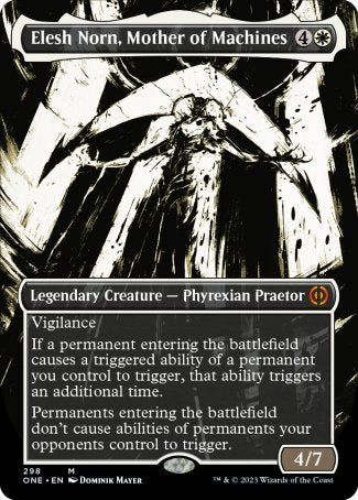 Elesh Norn, Mother of Machines proxy card MTG Phyrexia: All Will Be One