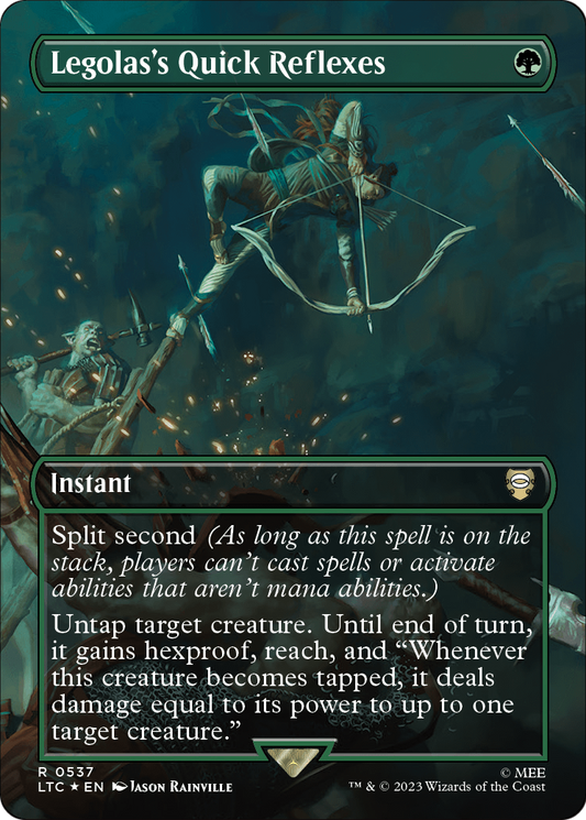 Legolas's Quick Reflexes MTG proxy card