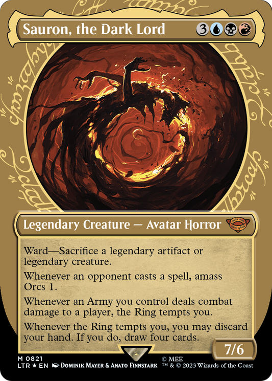 Sauron, the Dark Lord MTG proxy card