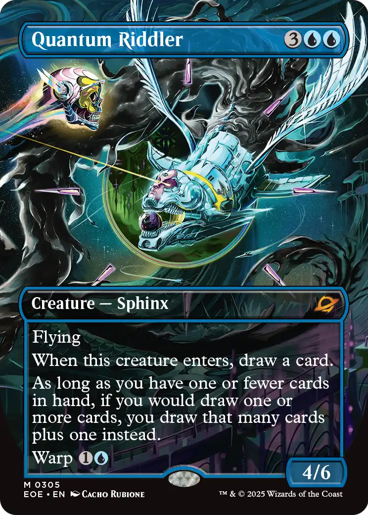 Quantum Riddler MTG proxy card