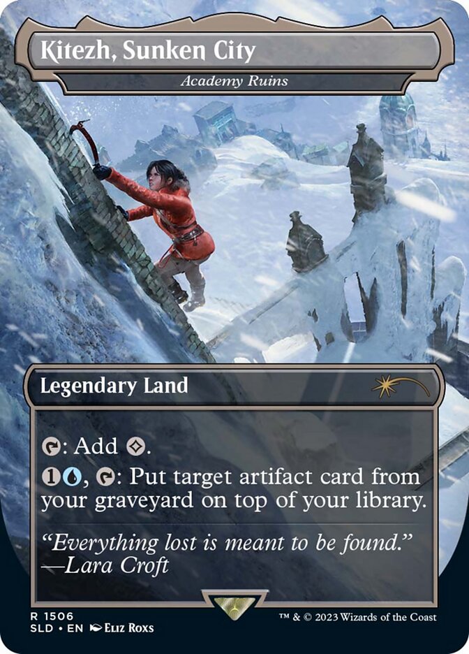 Academy Ruins “Kitezh, Sunken City” MTG proxy card