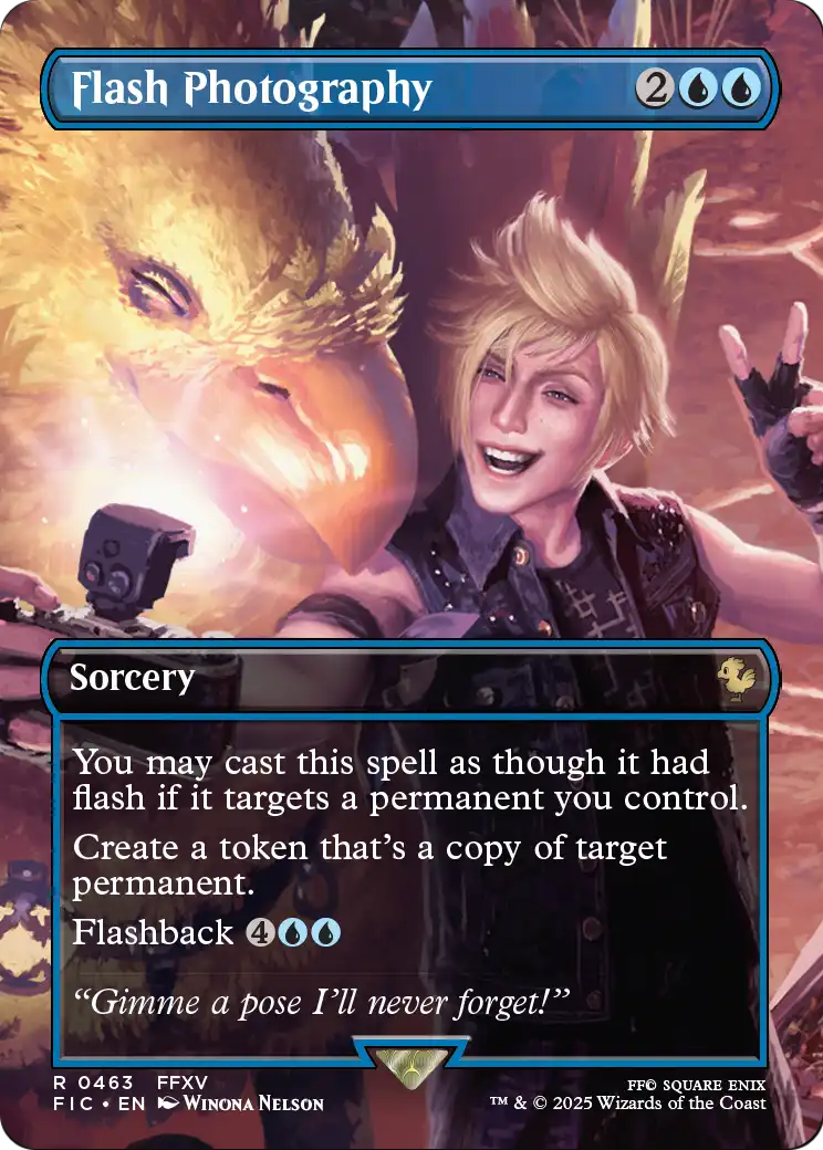 Flash Photography MTG proxy card