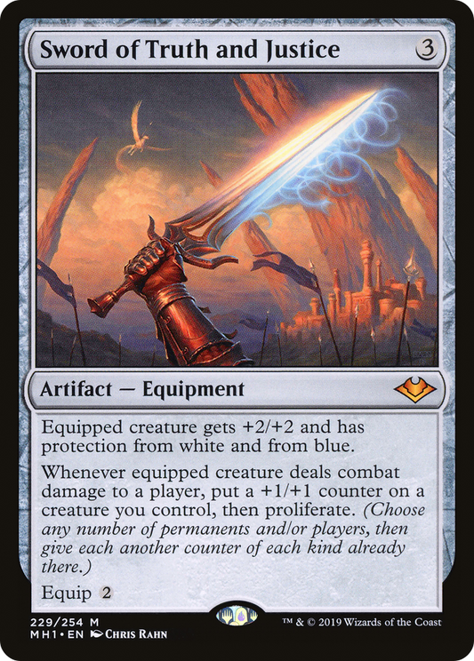 Sword of Truth and Justice MTG proxy card