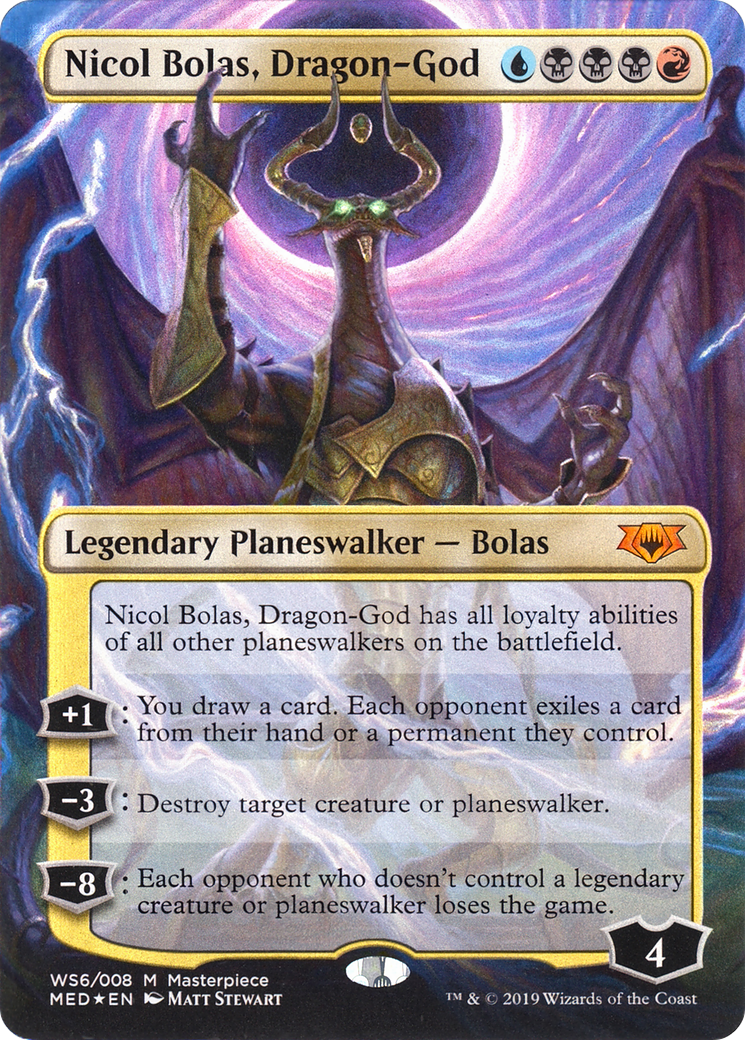 Nicol Bolas, Dragon-God MTG proxy card
