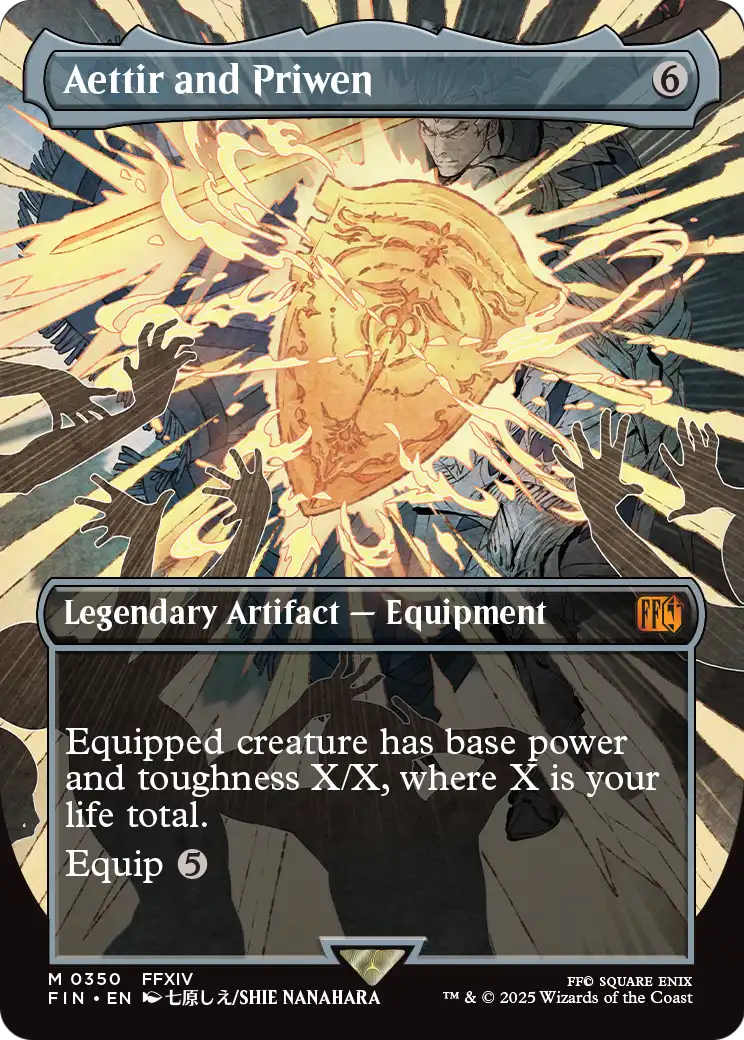 Aettir and Priwen MTG proxy card